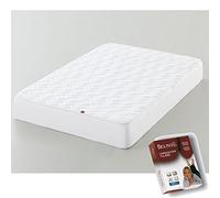 Cubre COLCHÓN Acolchado Reversible, Modelo Nube, Color Blanco, Medida 150x200cm