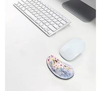 Cubre Escritorio Grande Tela para Juegos, Almohadilla de Soporte para Ratones Suaves, Alfombrillas para ratón con Descanso ergonómico para muñeca de Oficina Cubre Escritorio (Blue, One Size)
