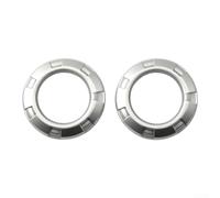 Cubre Faros Antiniebla para delantero para mitsubishi L200 2006-2009 | para Ajuste exacto L200/ para triton/Strada 06-09, plástico ABS , acabado plateado elegante, para resistencia climática