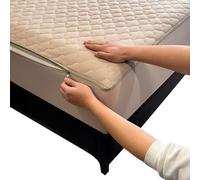 Cubre/Funda de Colchón con Cremallera Acolchada 80/105/135/140/150/160X190 Funda Protectora Colchon Transpirable Desmontable Lavable Protector Integral de Colchón Sábana Bajera (130X200+17cm,C)