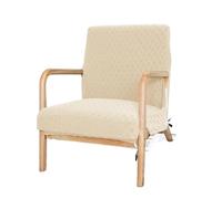 Cubre Funda Funda for silla de Color sólido, fundas for sillón, funda protectora for silla de brazo de madera Jacquard con cremallera, decoración for sala de estar y Hotel Fundas Sillas De Comedor(Col