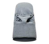 Cubre funda para hamaca bebé Belltop compatible con hamaca BabyBjörn Soft & Bliss. Funda invierno para asiento balancín bebé: hipoalergénica y cálida. Cubierta para asiento para mecedora bebé - Gris