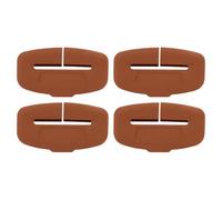 Cubre Hebilla de Cinturón de Seguridad de Asiento de Coche | 4 Piezas Protector Silicona Antirrayones | Protector de Hebilla de Cinturón - para Hombres Mujeres Amigos Camiones y RVs