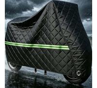 Cubre Moto Antigranizo para MBK Booster 50 NG | Funda Motocicleta Alta Resistencia, con Tiras Reflectantes,Resistente al Granizo, al Polvo, a los Rayos UV