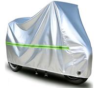 Cubre Moto Cubierta para Boom Trikes Highway, Funda Moto Exterior Impermeable con Orificio para Cadena Antirrobo, Protección contra Polvo, Lluvia, Nieve y Rayos UV