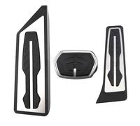 Cubre Pedales De Coche Para X1 F48 Serie 2 F44 Gas Freno Pedal Kit Cubierta Antideslizante Estera Pedal LHD Pedal de Coche Pedal Cubierta(AT with rest)