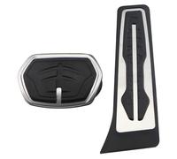 Cubre Pedales De Coche Para X1 F48 Serie 2 F44 Gas Freno Pedal Kit Cubierta Antideslizante Estera Pedal LHD Pedal de Coche Pedal Cubierta(AT pedal)