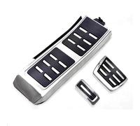 Cubre Pedales Reposapiés Para Audi S4 RS4 S5 RS5 SQ5 Q3 Q5 8R Cubierta De Pedales Coche Acelerador Freno Embrague Pedal Protección Kit(AT 3PCS)
