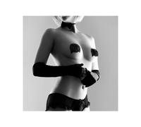 Cubre pezones negros propuestos por bijoux burlesques, Talla Talla única, Poids 0.048 Kg, Colores Negro