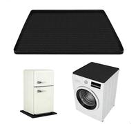 Cubre Protector Lavadora Parte Superior, Reutilizable Tapa Cubierta Funda Lavadora Exterior Impermeable 60 x 60 cm Bandeja Goteo con Borde Elevado para Congelador, Bandeja, Goteo, Secadora