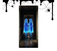 Cubre Puerta Halloween Tela Telón de Fondo Decorativo Espeluznante 89 x 180