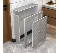 Cubre radiador moderno para el hogar, pieza decorativa para el salón | Rejilla moderna, ventilación hueca, doble puerta, montaje de espiga sencillo, acabado PVC premium(L39.4″xH31.5″xW7.9″)