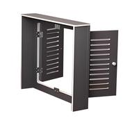 Cubre radiadores de madera, diseño moderno y universal con puertas de rejilla, fácil instalación. gray A-50 * 70 * 20cm