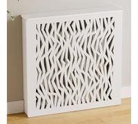 Cubre Radiadores para Radiador, Gabinete Decorativo con Almacenamiento Superior para el Hogar, Ocultan Tuberías Desordenadas, Tablero de PVC(60x70x20cm/24x28x8in)