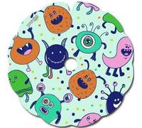 Cubre Radios Silla de Ruedas (Par) para Aro Impulsor 42,50 a 43,50cm de Diámetro Exterior con Fijaciones Planas - Little monsters 2