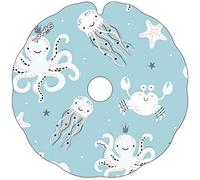 Cubre Radios Silla de Ruedas (Par) para Aro Impulsor 48,51 a 49,50 cm de Diámetro Exterior con Fijaciones Redondas - Animaux marins