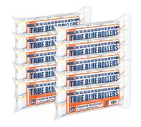 Cubre rodillos de pintura profesionales True Blue de 4 pulgadas, ideales para todo tipo de superficies. Repuesto a granel (200 unidades de 1/2 pu