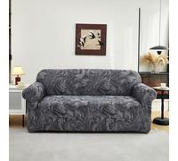 Cubre Sofa 4 Plazas Abstracto Gris Elasticidad Moderna Fundas De Sofa Ajustables con Reposabrazos,Duradero,Confort Suavidad,Protección para Perros Y Mascotas,Adecuado para Sala De Estar