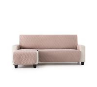 MAXIFUNDAS | Cubre sofá Dry Protect | Color Lino | Chaise Longue Izquierdo 280 cm | Repelente de Líquidos | Acolchado | Funda Protectora Antimanchas | Apto para Mascotas