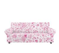 Cubre Sofas Blanca Rosa Funda Sofa Ajustables Fundas Sofas Elastica Spandex Lavables Protector Sofa Cover Anti Gatos Funda Sofá Universal Espesas Fundas Sofá Modernas Couch Cover 4 Plazas