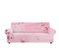 Cubre Sofas Plantas Rosadas Funda Sofa Ajustables Fundas Sofas Elastica Spandex Lavables Protector Sofa Cover Anti Gatos Funda Sofá Universal Espesas Fundas Sofá Modernas Couch Cover 4 Plazas