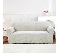 Cubre Sofas Rayas Blancas Marfil Fundas De Sofa Anti Gatos Elasticas Ajustables Cubresofa Spandex Lavables Couch Cover Modernas Sofa Cover Universal Espesas Funda Sofá 2 Plazas