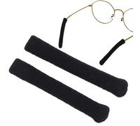 Cubre templos de punto - Protectores para los brazos de las gafas de lana, mangas extensibles antideslizantes, agarres y cómodos | El delicado soporte del mejora la ves