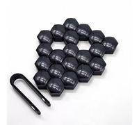 Cubre Tornillos Rueda para Golf Plus (Typ 1KP) (2005-2014), Tapa de Tuerca Cubiertas Hexagonales Neumáticos Llantas Tapones Pernos Coche Protector,A Black-19mm