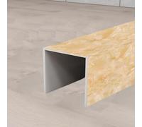 cubre tuberias decorativo Caja De Cubierta De Tubería De PVC 5 10 15 20 25 30 CM De Ancho / Líneas De Gas Ocultas En Forma De U Caja Correctora De Tuberías(Beige,W 7 CM)