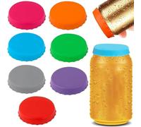 Cubre Vaso Antidroga Fiesta Coletero - Tapas de Silicona para Latas de Refresco Coca-Cola - Set de 7 Colores, Ajustables y Reutilizables