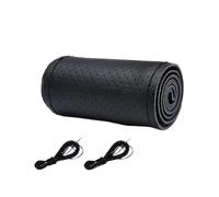 Cubre Volante Coche Protector para volante de coche con agujas hilo trenzado para accesorios para automóvil 37-38cm protección para