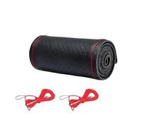 Cubre Volante Coche Protector para volante de coche con agujas hilo trenzado para accesorios para automóvil 37-38cm protección para