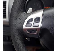 Cubre Volante Coche Shining wheat Black pu PU Steering Wheel Cover for Lancer EX 10 X Outlander ASX Colt Pajero Sport