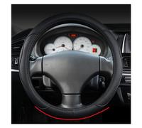 Cubre Volante Coche Steering Wheel Protege Para 107 206 207 307 408 508 Cubierta Redonda Para Manija Coche Protector Para Volante Coche(Black Thread)