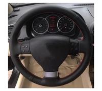 Cubre Volante Coche Steering Wheel Protege Para Golf 5 Mk5 Para Passat B6 Para Tiguan 2007-2011 Cubierta Trenzada Para Volante Coche Cubierta Manija Coche(White Thread)