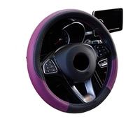 Cubre Volante Coche Tamaño 36 cm protector para volante de coche cuadrado en relieve antideslizante accesorios interiores automóvil