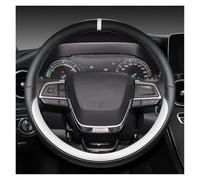 Cubre Volante Funda Cuero PU para Volante Coche, para Toyota para Sienna 2021 2022 para Highlander 2020-2022 para Highlander(Blanco)