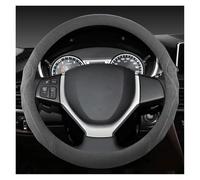 Cubre Volante Funda para Volante Coche, Gamuza Vaca, 38cm, para Suzuki, para Alivio/para Ciaz, para Baleno, para Celerio, para Jimny, para SX4(Gris)