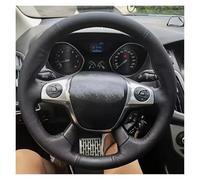 Cubre Volante Funda para Volante Coche para Ford para Focus 3 2012 para C-MAX 2011 para KUGA para Escape 2013 2014 2015 2016 Fundas Volantes(Green Thraed)