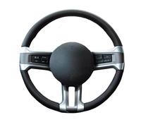 Cubre Volante Funda para Volante Coche para Ford para Mustang 2009 2010 2011 2012 2013 2014 Coches Decoracion Cubierta(Blue Thread)