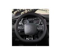 Cubre Volante para C3/C3 para Picasso para Aircross para Lumiere para Pluriel DS3 DS5 9 Colores Funda Volante Coche Antideslizante Accesorios Automóvil(Negro,D Shape)