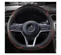 Cubre Volante para Nissan para X-Trail para Qashqai para Rogue para Deporte para Rogue 2017 2018 2019 2020 2021 Protector para Volante de Coche Tipo D Cubre Volante Coche(Red)