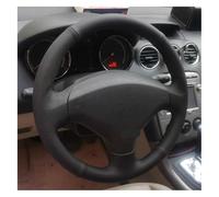 Cubre Volante para Peugeot 308 para Antiguos para 408 Funda Protectora De Microfibra para Volante Coche(Red Thread)