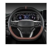 Cubre Volante para Seat para Ateca para FR 2017 2020 para Leon ST 2020 para Arona FR 2017 2021 para Ibiza FR 2018 2021 Protector para Volante Coche En Forma D Cubre Volante Coche(Coffee)
