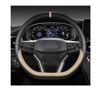 Cubre Volante para Seat para Ateca para FR 2017 2020 para Leon ST 2020 para Arona FR 2017 2021 para Ibiza FR 2018 2021 Protector para Volante Coche En Forma D Cubre Volante Coche(Beige)