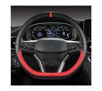 Cubre Volante para Seat para Ateca para FR 2017 2020 para Leon ST 2020 para Arona FR 2017 2021 para Ibiza FR 2018 2021 Protector para Volante Coche En Forma D Cubre Volante Coche(Red)