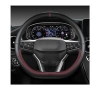 Cubre Volante para Seat para Ateca para FR 2017 2020 para Leon ST 2020 para Arona FR 2017 2021 para Ibiza FR 2018 2021 Protector para Volante Coche En Forma D Cubre Volante Coche(Wine Red)