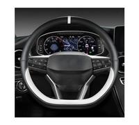Cubre Volante para Seat para Ateca para FR 2017 2020 para Leon ST 2020 para Arona FR 2017 2021 para Ibiza FR 2018 2021 Protector para Volante Coche En Forma D Cubre Volante Coche(White)