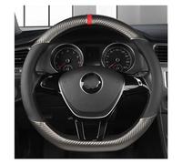 Cubre Volante para VW Golf 7, Polo 2014-2021, Scirocco, Jetta 6 2017-2021, Santana 2016-2021 - Protector D Forma para Volante de Coche Funda (A)