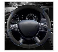 Cubre Volante Protector Cuero PU para Volante Coche Accesorios para Dacia para Sandero para Stepway para Crossover para Sandero(Azul)